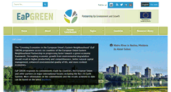 Desktop Screenshot of green-economies-eap.org